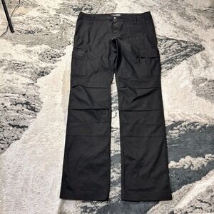 LAPG Police Gear Core Cargo Pants Womens 12 Black Ripstop Straight Leg Workwear